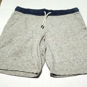 Old Navy Gray & Blue Athleisure Lounging Terrycloth Shorts M